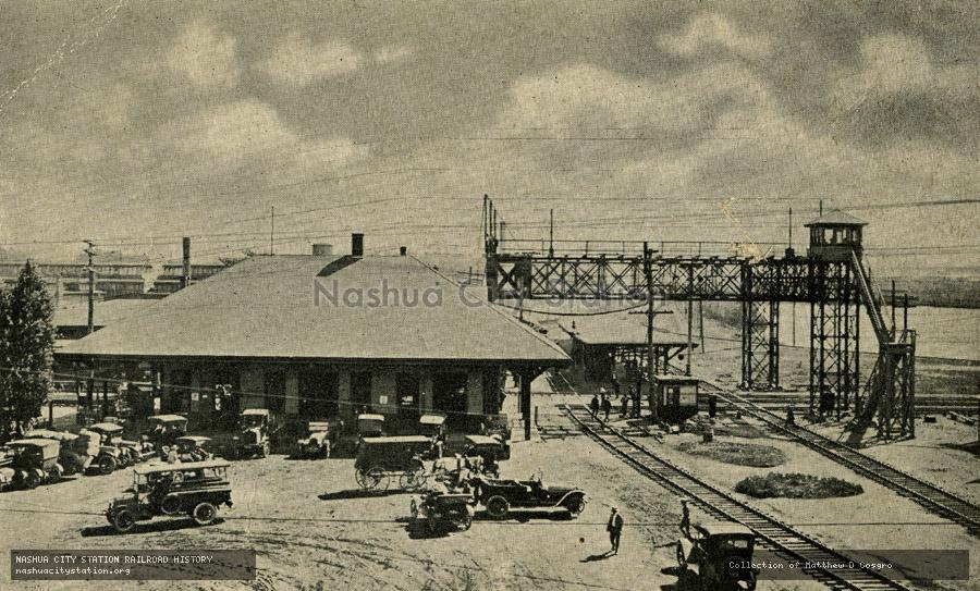 Postcard: Railroad Station, Ayer, Massachusetts